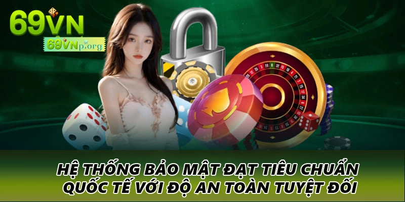 Hệ thống bảo mật đạt tiêu chuẩn quốc tế với độ an toàn tuyệt đối